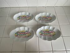 4 Banana Split Ice Cream Dishes By Toscany 1970’s Made In Japan Ice Cream Flavor picture