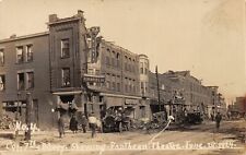 H99/ Lorain Ohio RPPC Postcard 1924 Tornado Disaster Pantheon Theatre196 picture