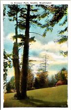 Postcard Kinnear Park Artistic View Seattle Washington B18 picture