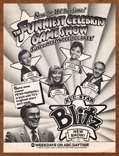 1985 ABC TV All Star Blitz Vintage Print Ad/Poster Retro 80s Peter Marshall  picture