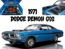 1971 Dodge Demon GSS  Metal Sign 9