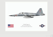 Warhead Illustrated F-5N Tiger II VFC-111Sundownes Red 104 Aircraft Print picture