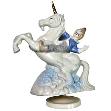 Fabulous Vtg Clown Riding a Unicorn 9
