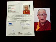 DALAI LAMA TIBETAN SPIRITUAL LEADER TENZIN GYATSO SIGNED AUTO 5X7 PHOTO JSA LOA picture