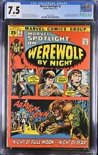 Marvel Spotlight #2 CGC VF- 7.5 White Pages 1st Appearance Werewolf by Night picture