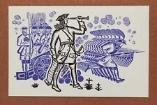 Battle of Poltava. Victory Peter Great. Military glory. Russian postcard 1971 picture