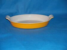 Le Creuset Cast Iron #24 Oval Au Gratin-Casserole Baking Dish Made in France picture