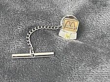 McDONALDS 14k GOLD CTO EMPLOYEE SERVICE PIN WITH CITRINE STONE picture
