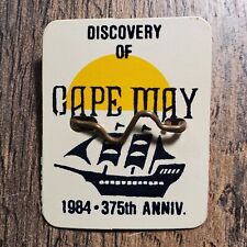 Cape May NJ 1984 Seasonal Beach Tag Badge New Jersey 375th Anniversary picture