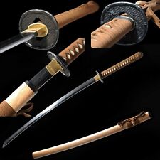 High Quality T10 Steel Clay Tempered Japanese Samurai Sword Katana Sharp picture