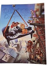 VINTAGE Disney Cast Member Newsreel Magazine 1988 Oliver & Company Cover Feature picture