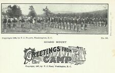 WW1 Era RPPC Postcard Greetings From Camp US Army Military Band picture