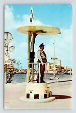 Willemstad Curacao Netherlands Antilles Traffic Policeman Chrome WOB Postcard picture