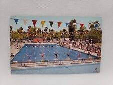 Vintage Postcard Encanto Park Swimming Pool Phoenix Arizona picture