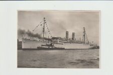 German RPPC of the HAPAG-Dampfer (steamship) “Oceana” in Hamburg Harbor  picture