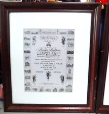 Vintage Brooks Brothers Clothing Advertising Print Framed 1818-1918 picture