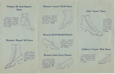 VTG 1911 GIMBELS, PHIL 'SPRING FOOTWEAR' BROCHURE  MEN'S & WOMEN'S SHOES/PRICES picture