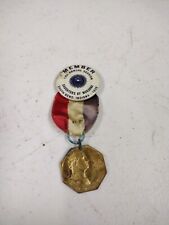1932 Masonic Daughters Of Mokanna 13th Session South Bend IN Medal & Ribbon picture