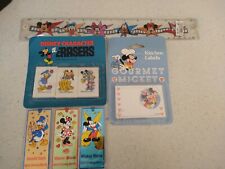 Vintage 1980's Disney WDW Stationery and bookmarks 🐭🐭🐭🐭 picture