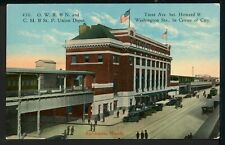Early OWR&N and CM&St. P Union Depot Spokane WA Historic Vintage Postcard M666 picture
