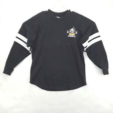 Disney Mickey Mouse Spirit Jersey Shirt Womens Small Black 100% Cotton Oversize picture