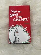 Bioworld How The Grinch Stole Christmas VHS Box 2 Pair of Adult Crew Socks  picture