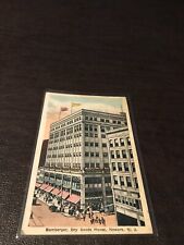 VINTAGE  POSTED POSTCARD BAMBERGER, DRY GOODS HOUSE, NEWARK, N.J. / 1921 picture