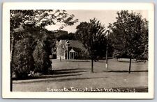 North Webster Indiana~Lake Webster~Epworth Forest Church~Real Photo~1947 RPPC picture