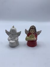 VTG Goebel 1982 Seventh & 1984 Ninth Edition Angel Bell Christmas Ornament picture