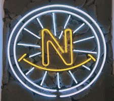 New Custom N Circle Neon Light Sign Lamp Bar Wall Decor Handmade 16