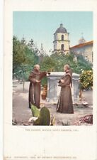SANTA BARBARA CA - Mission Santa Barbara The Garden Postcard - udb (pre 1908) picture