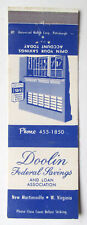 Doolin Federal Savings and Loan  New Martinsville, West Virginia Matchbook Cover picture