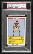 1988 Super Top Trumps Marvel German Red Back Wolverine PSA 8 0i7t picture