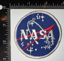 NASA National Aeronautics Space Administration Vector White Border Patch picture