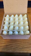 Vintage New Old Stock Rare White C9 Christmas Bulbs 130V Box Of 25 picture
