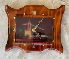 Collectible new VIntage 1980s wall clock Marina Hotel Vegas (now part of MGM) picture