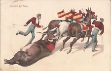 BULLFIGHTING - Arrastre Del Toro - Spanish Flags picture