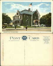 Memorial Hall Milford Massachusetts MA 1920s postcard picture