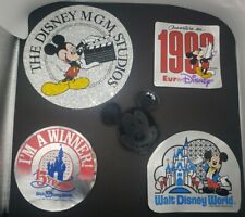 VINTAGE Disney World MGM Studios, WDW, 1992 EUR, 15 Years Winner Sticker Lot 4 picture