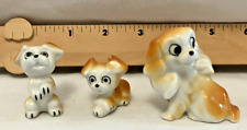 Rare Lady and the Tramp w/2 Puppies Ceramic Figurines 1950/60s Excellent picture