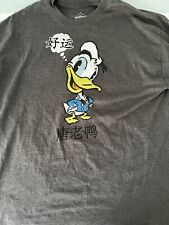 Walt Disney World Parks Donald Duck T Shirt Dark Gray XL picture