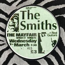 THE SMITHS Concert Ticket Stub Button Badge Morrissey Marr UK Tour Pin 1984 picture