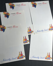 Wholesale Lot Of 5 Mission Soda Pop Menu Sheet Inserts Colorful Sign Go With picture