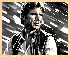Harrison Ford Art Card Limited /12 MPRINTS Signed By Artist picture