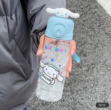 Cinnamoroll Water Bottle Blue 19.6os Leak Proof Kawaii Sports Bottle New Sanrio picture
