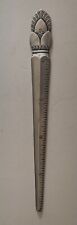 Whiting Sterling Silver Princess Ingrid Letter Opener 5.5” Ruler Cactus Style picture