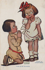 This Is So Sudden Cute Romance Cartoon Posted Vintage Divided Back Post Card picture