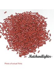 Lot of 20 Red Lighter Flints for Fluid/ Gas Lighters, Replacement Flint USA Ship picture