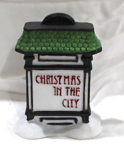 Department 56 - Christmas in the City Village Sign - 5960-9 - Heritage Village picture
