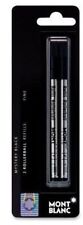 1 Pack, Genuine MontBlanc Rollerball Refill, Black Fine, Sealed Mont Blanc Pack picture